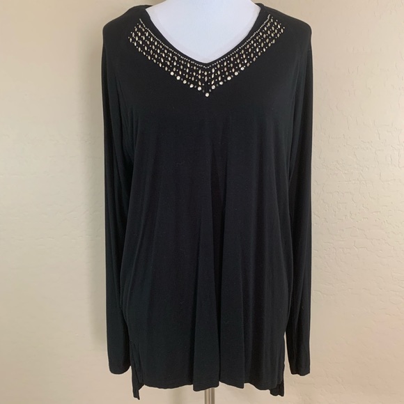 MICHAEL Michael Kors Black Blouse - Picture 1 of 6